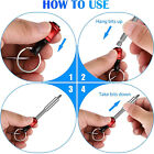 Lot Of Quick-release 1 4  Hex Shank Keychain Screwdriver Drill Bits Holder Tool