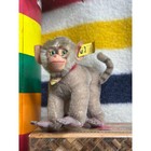 Vintage 1960s Coco Steiff 5  Baboon With Original Name Tag And Button In Ear