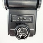 Vintage Vivitar 285hv Zoom Thyristor Camera Flash Unit Hot Shoe Black Swivel