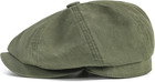 Men s Newsboy Gatsby Hat Cotton Vintage Flat Ivy Cabbie Cap