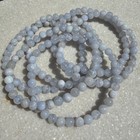 Wholesale 6 Pcs Natural Blue Lace Agate 5mm 7 5    Crystal Stretch Bracelet