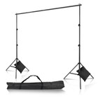 Photography Photo Background Backdrop Support Stand Kit 2 3m 6 5 10ft Black