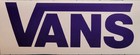 Vans Logo Shoes Skater Vinyl Decal Windows Cars Trucks Laptops Lockers Etc 
