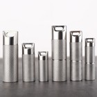 Titanium Alloy Keychain Pill Holder Container Medicine Storage Case Waterproof