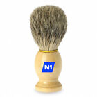 N1 Shaving Brush Perfect Shave Barber Hard Wooden Handle Badger Hair Soft Feel