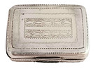 English Sterling Georgian 1814 Birmingham William Lea   Co Vinaigrette