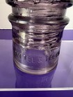 Rare Vtg 3 1 2    Am Tel   Tel  Co  Amythest Purple Insulator