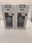 Lot Of 2 Bibs Supreme Baby Pacifier 2-pk Size 1  0-6  Months