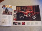 Large Yamaha 1992 Motorcycle Catalog  Brochure Full Line