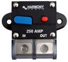 Harmony Audio Ha-cb250 Car   Marine Stereo Manual Reset 250 Amp Circuit Breaker
