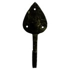 Pair Wrought Iron Spade Coat Or Towel Hooks Hand Made