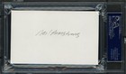Neil Armstrong  hockey  Autographed 3x5 Index Card Nhl Referee Psa dna  83721302