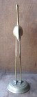 Vintage Large Brass Crane Heron Bird Figurine 16 5 Inches Tall Mid Century Heavy