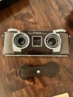 Kodak Stereo Camera Brown Vintage 3d Stereo Camera W  Box Manual Case Parts Only