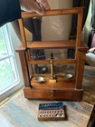 Antique Scientific Scale Becker   Son Pharmaceutical Apothecary Balance W weight