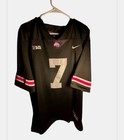 Cj Stroud Ohio State Osu Buckeyes  7 New Nike Black   White Jersey Size Large 