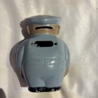 Vintage 1950s Esso Fat Man Gas Station Attendant Hard Plastic Coin Bank 5   