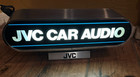 Vintage Jvc Car Audio Light Lighted Store Dealer Stereo Advertising Sign Cool  