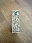 Vintage Italian 800 Silver Hand Engraved Lipstick Holder