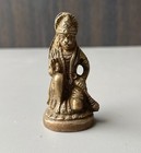 1930 s Antique Vintage Brass Lord Hanuman Religious Statue Decorative Rare 148