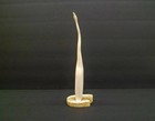 Julian Seppilu  savoonga-st  Lawrence  Carved Crane Figure 10 1 2 