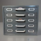 Neumade 5-drawer Stackable Storage File Cabinet With 5 Rows 15 5x12x13