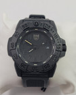 Luminox Navy Seal Swiss Quartz Black Dial 200m Men s Diver Watch Xs 3501 bo f