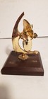 Cast Metal Brass Boat Ship Propeller Paper Weight Home Decor Nautical Vtg Naval