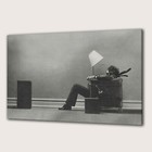 Blown Away Guy   Ad 1979 Canvas Wall Art Print