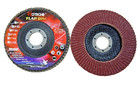 Lot Of  40  Aluminum Oxide Flap Disc Grinding Wheel 4-1 2 x7 8   80 Grit 550308