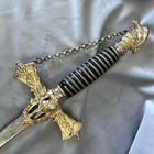 Vintage Knights Of Pythias Fcb Sword Fraternal Ceremonial Sword