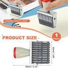 10 Digit Number Roller Stamp  Adjustable Rubber Stamp Symbol Office Date