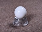 Vintage Reddy Kilowatt Marble With Stand  white 