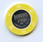 2 50 Chip From The Ramada Express Casino Laughlin Nevada Cic