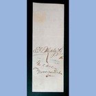 1873 Antique Bank Check National Bank New England W Revenue Stamp Whittelsey