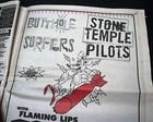 Stone Temple Pilots Scott Weiland Rock Band Nyc Concerts 1993 Advertismeent