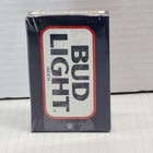 Vintage Bud Light Beer Plastic Coated Playing Cards Deck Sealed Bar Promo
