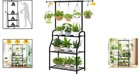 Durable Metal 3-tier Planter Holder - Elegant Rack For Living Room And Balcony