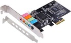 5 1 Pcie Sound Card With 3d Stereo For Windows - Low Profile Bracket Included