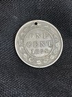 1859 Canada One 1 Cent Victoria Large Penny Coin  km  8 