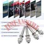 Cylinder Head Studs Titanium Bolt Nut Kit Set For Honda Sportrax 400 Trx400ex