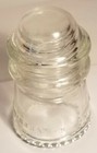 Old Vintage Hemingray-9 Clear Glass Insulator  Made In U s a  45-43   5