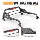 52-59  Extended Sport Bed Roll Bar Chase Rack W  Led For Nissan Frontier 05-26