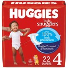 44 Count Huggies Size 4 Diapers  Little Snugglers Baby Diapers  Size 4  22-37