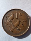 South Africa 1 Cent 1966 Afrikaaner Free Shipping