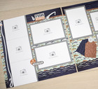 Creative Memories  fishing Memories  Project Recipe Kit  Paper stickers-limited 