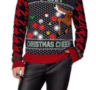 Light Up I  h t Christmas Cheer Ugly Funny Christmas Sweater New Adult Larger Lg