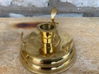 3 Vintage Solid Brass Candlestick   Chamberstick Candle Holder Set 2 - 11 