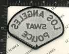 Los Angeles Swat Police Patch Dark Gray Sleeve Insignia  pd15  California