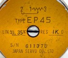 Japan Servo Co ltd Ep 45 Potentiometer Lin0 35  Res 1k S n G11770